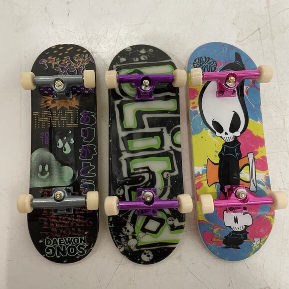 Tech Deck Lot of 3: Blind & Thank You Song Skateboard Finger Board Logo - Picture 1 of 2